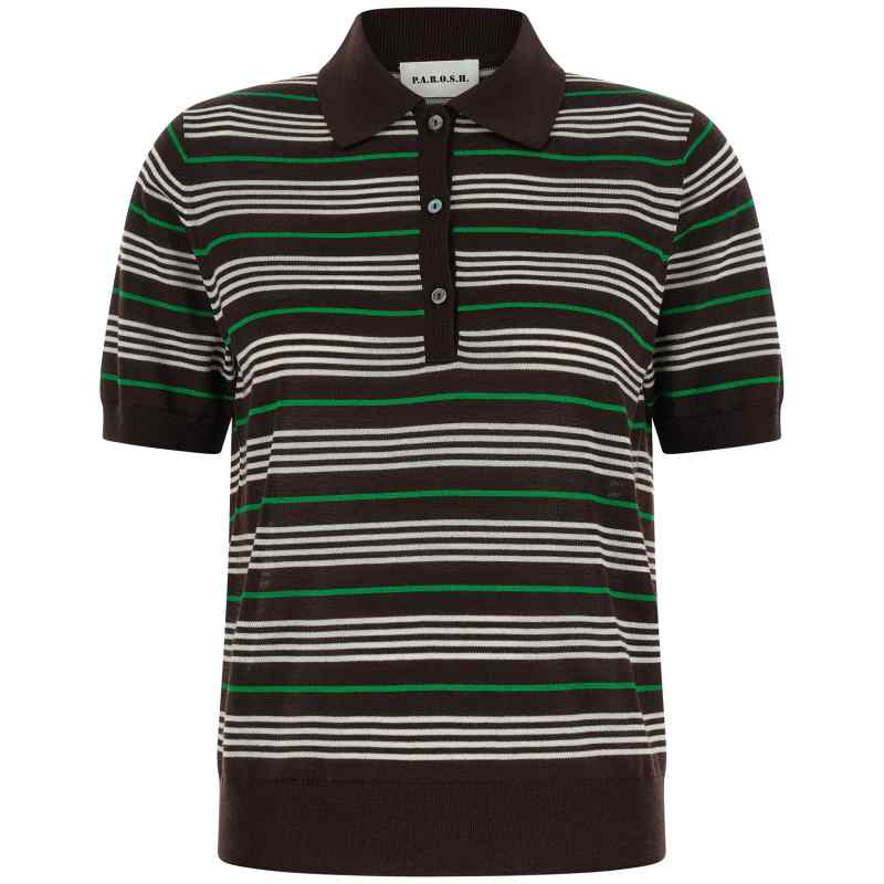 P.A.R.O.S.H. Listripes Polo Shirt
