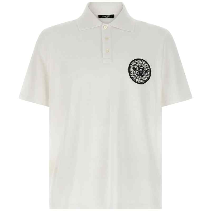 Balmain Coin Polo Shirt