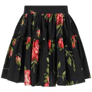 Dolce & Gabbana Bouquet Rose Skirt