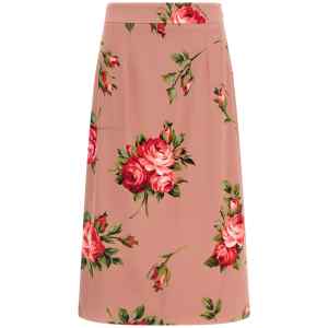 Dolce & Gabbana Bouquet Rose Skirt