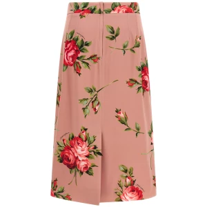 Dolce & Gabbana Bouquet Rose Skirt
