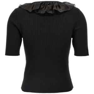 Alessandra Rich Ruffle T-shirt