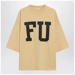 Fear of God Yellow oversized FU T-shirt