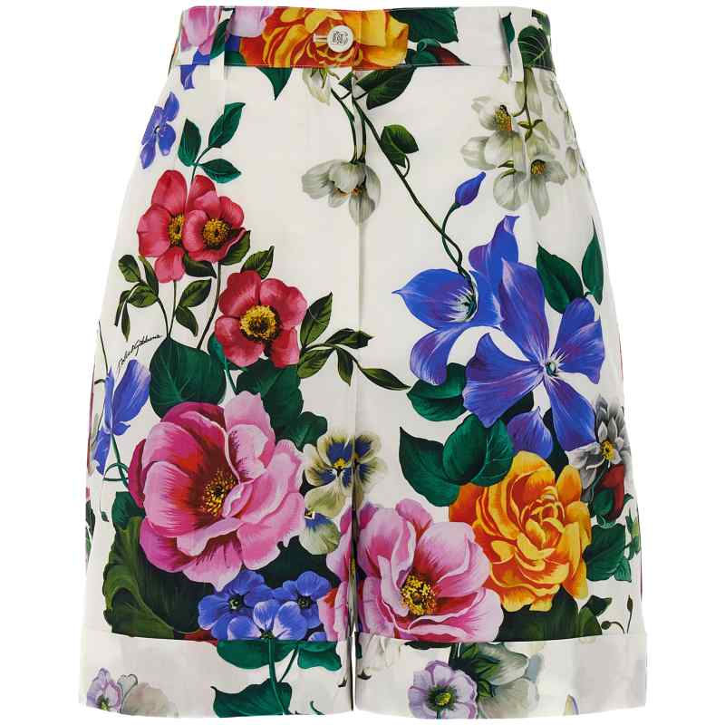 Dolce & Gabbana Bouquet Bermuda Shorts