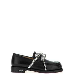 Mach & Mach Crystal Studs Loafers