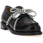Mach & Mach Crystal Studs Loafers