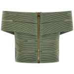 Balmain Off-the-shoulder Crop Top