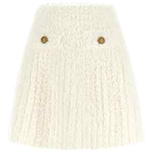 Balmain Plumetis Tweed Skirt
