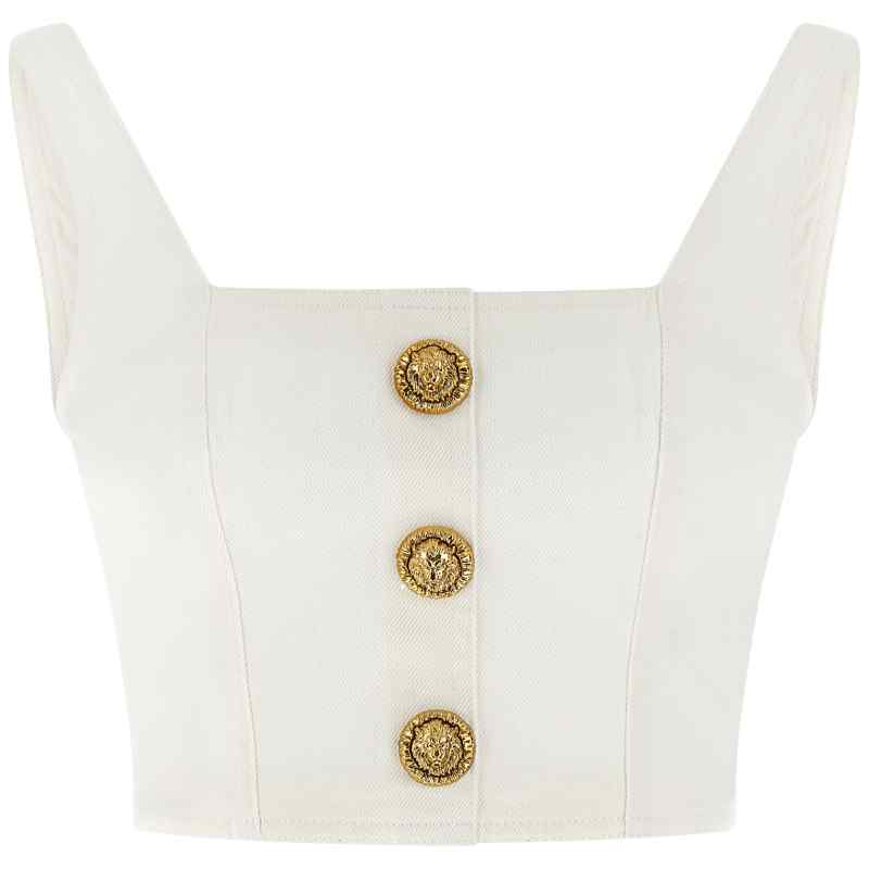 Balmain Button Top
