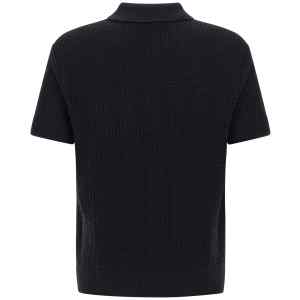 Balmain Monogram Knit Polo Shirt