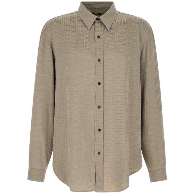 Balmain Jacquard Monogram Shirt