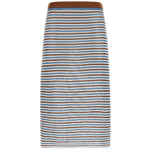 Marni Striped Crochet Skirt