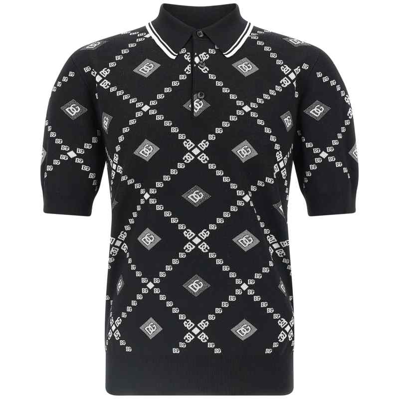 Dolce & Gabbana Knitted Polo Shirt