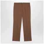 Ami Paris Hazelnut wool trousers