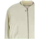 Jil Sander Leather Bomber Jacket