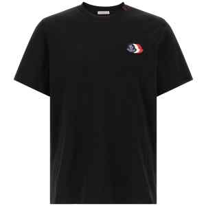 Moncler Tricolor Logo Patch T-shirt