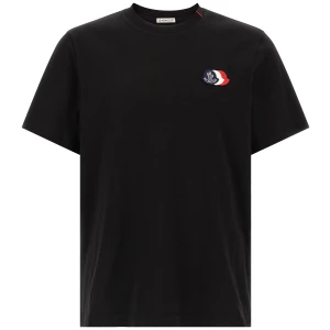 Moncler Tricolor Logo Patch T-shirt