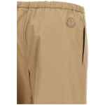 Moncler Grosgrain Logo Patch Pants