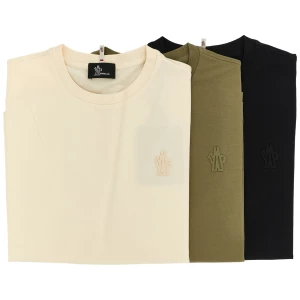 Moncler Grenoble 3-pack Logo Patch T-shirt