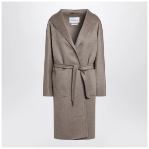 Max Mara Hazelnut midi cardigan coat in cashmere