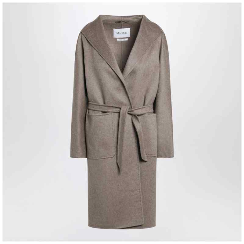 Max Mara Hazelnut midi cardigan coat in cashmere