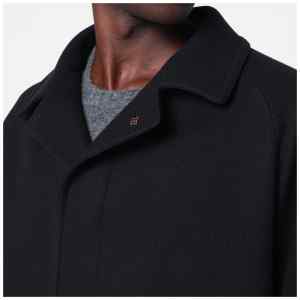 Tagliatore Loyds coat in black Tailor