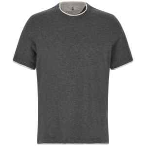 Brunello Cucinelli Double Layer T-shirt