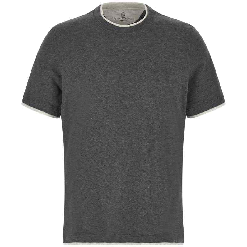 Brunello Cucinelli Double Layer T-shirt