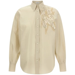 Brunello Cucinelli Sequin Embroidery Shirt