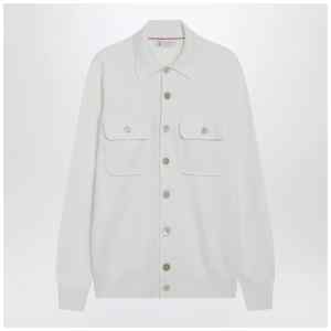 Brunello Cucinelli White cashmere cardigan