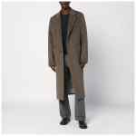 Our Legacy Moss-coloured wool blend coat