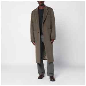 Our Legacy Moss-coloured wool blend coat