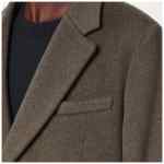 Our Legacy Moss-coloured wool blend coat