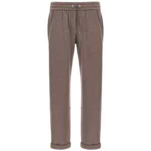 Brunello Cucinelli Shiny Pocket Detail Joggers