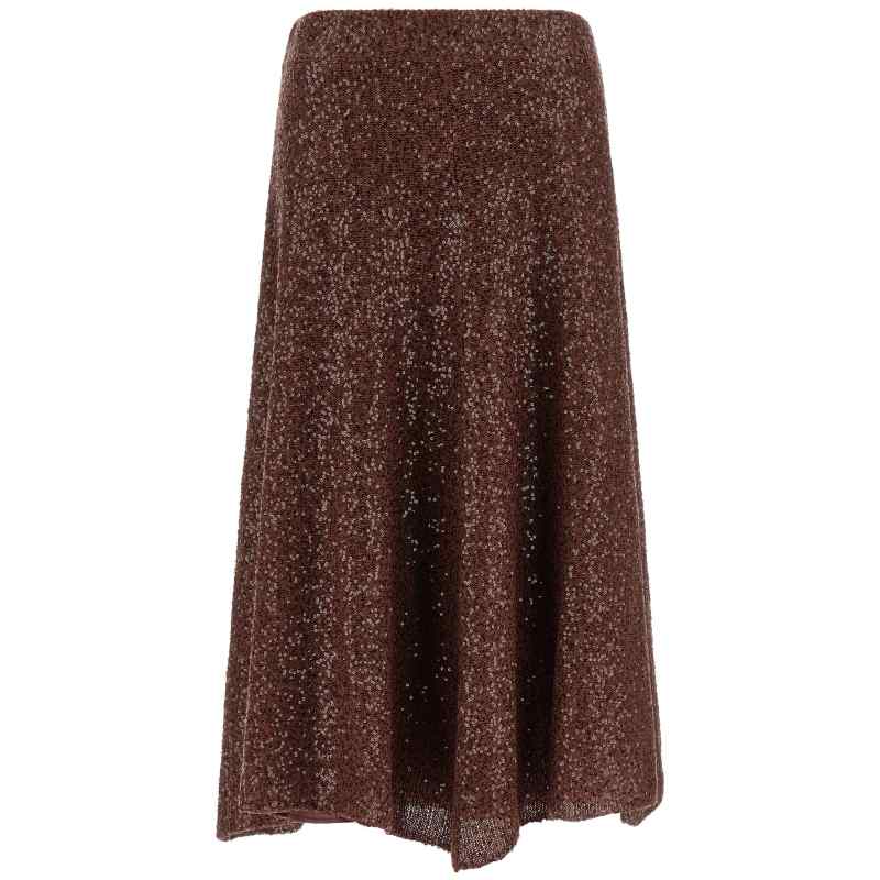 MDJ547689C9092_01_M_2026-02-10T09-47-16.511Z Brunello Cucinelli Micro-sequin Skirt