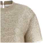 Brunello Cucinelli Dazzling Cascade Embroidery T-shirt