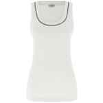Brunello Cucinelli Shiny Trim Top