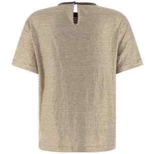 Brunello Cucinelli Shiny Collar Detail T-shirt