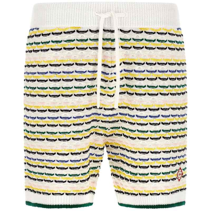 MSP26KW121001_01_M_2026-01-28T09-28-51.691Z Casablanca Tuck Stitch Bermuda Shorts