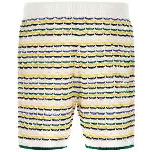 Casablanca Tuck Stitch Bermuda Shorts