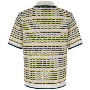 Casablanca Tuck Stitch Polo Shirt