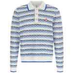 Casablanca Tuck Stitch Long Sleeve Polo Shirt
