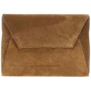 Brunello Cucinelli Monile Suede Clutch Bag