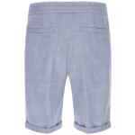 Brunello Cucinelli Linen And Wool Chevron Bermuda Shorts