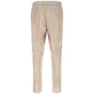 Brunello Cucinelli Striped Linen Trousers