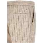 Brunello Cucinelli Striped Linen Trousers