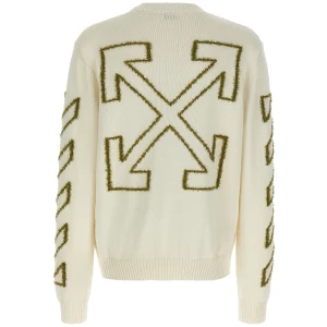 Off White Diag Outline Sweater