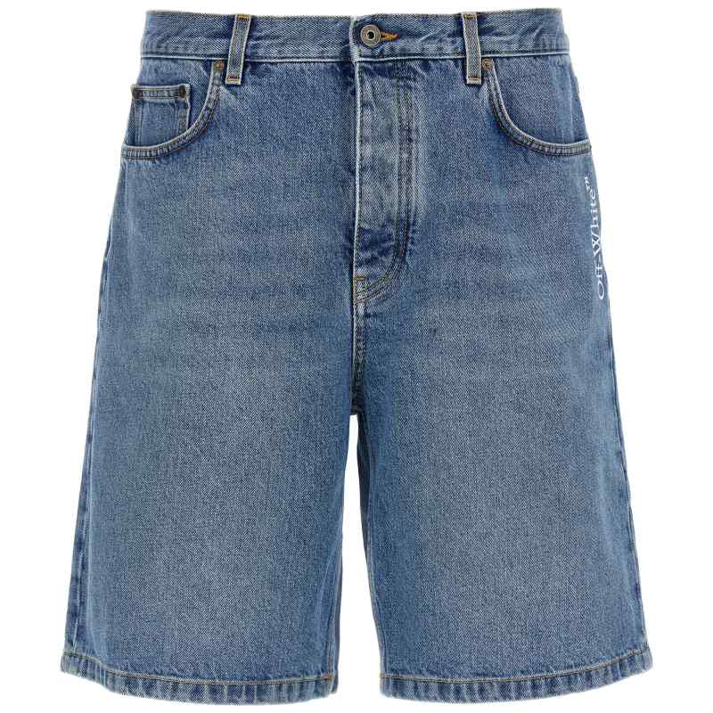 Off White Half Arrow Bermuda Shorts