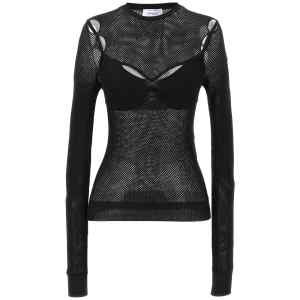 Off White Net Arrow Bralette Top