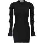 Mach & Mach Cut-out Crystal Bow Dress